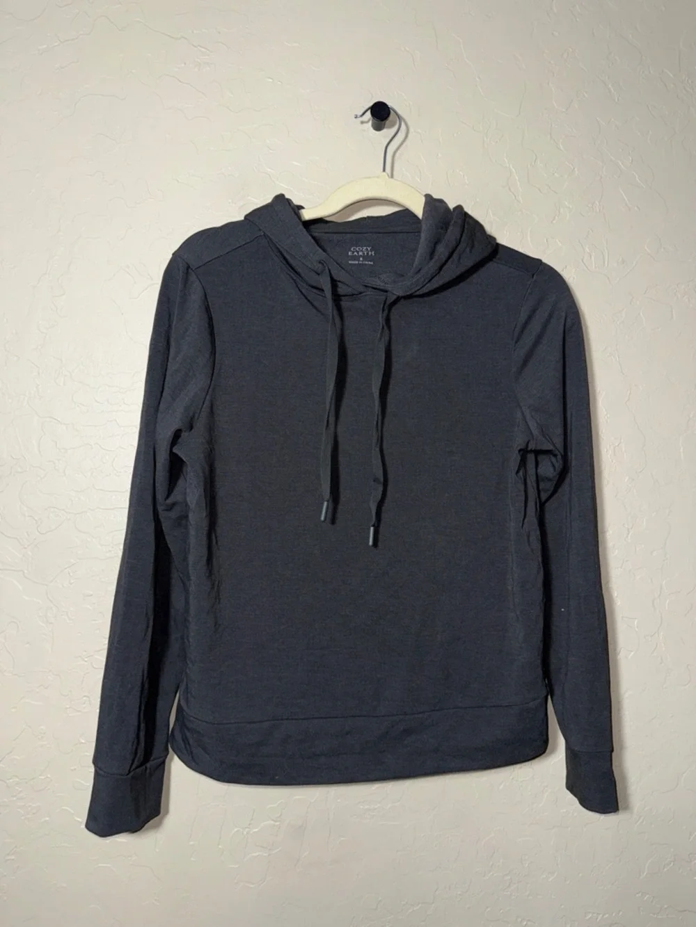 Women's Brushed Bamboo Hoodie grey size small